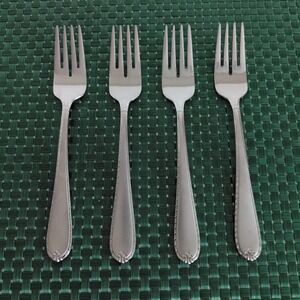 Hampton Silversmiths RACHELLE FROST Salad Forks Set of 4 Stainless 18/10 Korea